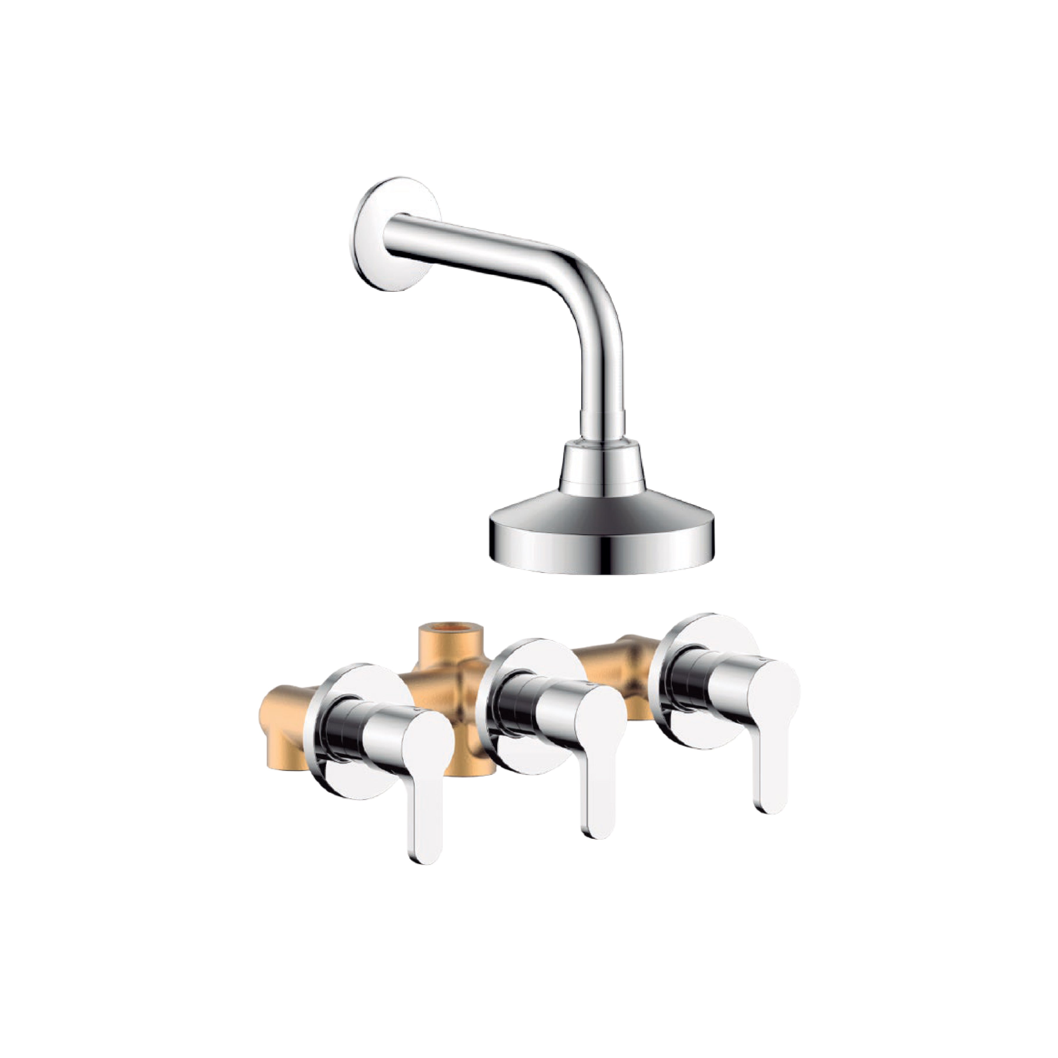 Mezcladora P/Ducha Y Tina -3002- New Style Aleta1 Fratelli